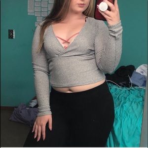 Grey Long Sleeve Shirt